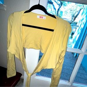 Cropped Long Sleeve cardigan